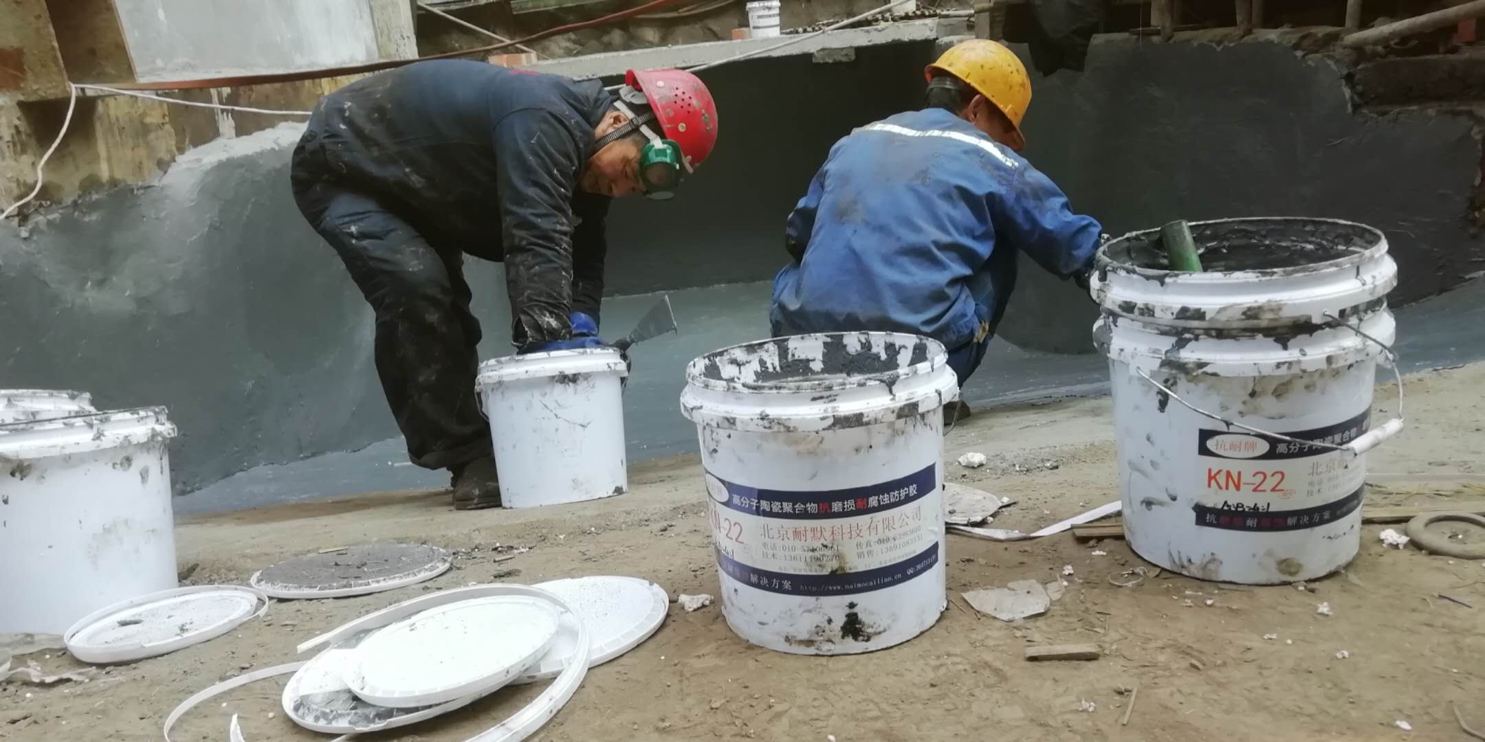 水泥池采用無(wú)溶劑環(huán)氧陶瓷涂料防腐 水泥池采用無(wú)溶劑環(huán)氧陶瓷涂料防腐